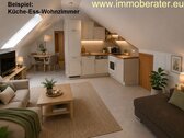 Foto - DG-Wohnung in guter Lage-WFL ca. 70 m² inkl. Kfz-Stellplatz unmöbliert langfristig zu vermieten - ab sofort.