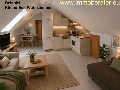 Foto - DG-Wohnung in guter Lage-WFL ca. 70 m² inkl. Kfz-Stellplatz unmöbliert langfristig zu vermieten - ab sofort.