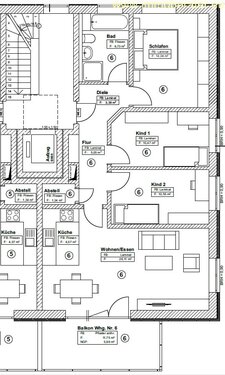 Foto - Moderne,hochw. 4-Zi-Whg WFL ca. 87 m² gr. Balkon kl. Hausgemeinschaft gute, ruhige Objektlage m. Kfz-Stellpl. Eigenbezug o. Kap. Anlage!