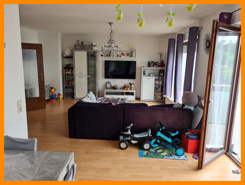 Wohnzimmer - 2 Zimmer Erdgeschoßwohnung in Bad Wildungen