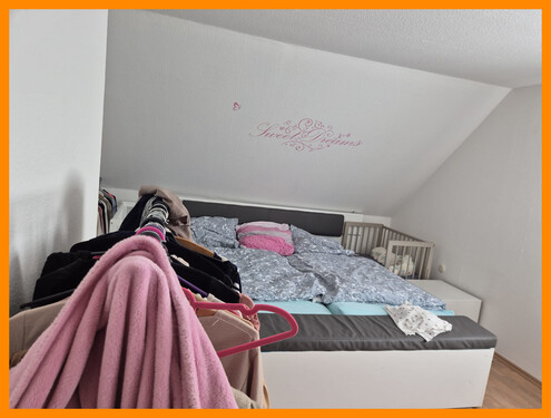 Schlafzimmer - Dachgeschoßwohnung mit 110,00 m&sup2; in Bad Wildungen / Altwildungen zur Miete