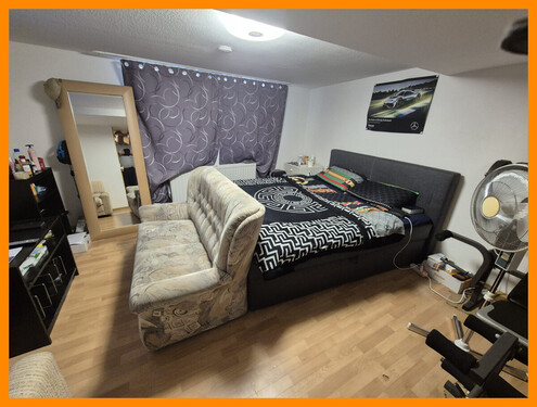 Schlafzimmer - Etagenwohnung mit 63,00 m&sup2; in Bad Wildungen zur Miete