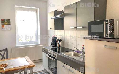 Kueche - 2- Zimmerwohnung mit 50,00 m&sup2; in Halle zur Miete