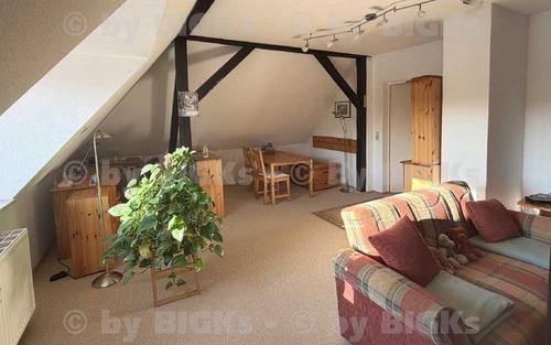 Wohnraum - BIGKs - Halle-Frohe Zukunft: Möblierte 2 Raumwohnung,separate Küche,Wannenbad (-;)