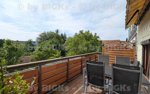 Terrasse - BIGKs - Suhl Mitte - Teilmöblierte Wohnung mit 3 Zimmer Richtung Lautenberg (;-)