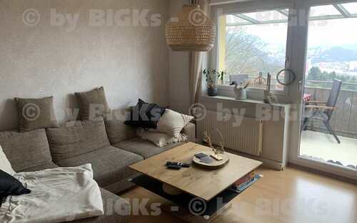 Wohnraum - BIGKs: Suhl-Lautenberg: 3 Raum Wohnung Suhl,sep.Küche,Wannenbad, Balkon (-;)