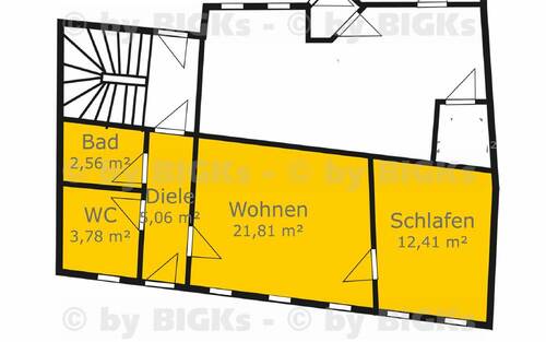 Ansicht - 2 Zimmer 2- Zimmerwohnung in Bad Blankenburg