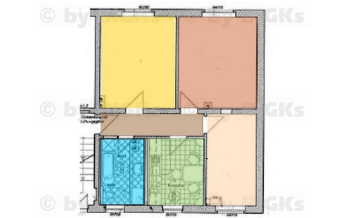 Lageplan1 - BIGKs - Schleusingen: 3 Raum Wohnung, sep. Küche (-;)