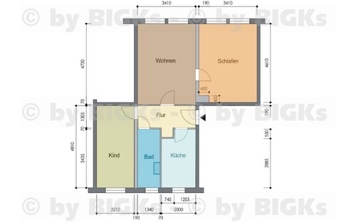 GR - 3 Zimmer 3- Zimmerwohnung zur Miete in Suhl