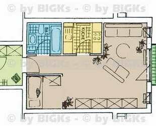BIGKs: Albrechts:1 12 Zimmer-Wohnung mit Einbauküche,Balkon (-;) - Suhl