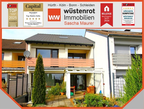 2025 Startbild - Klassisches, gut gepflegtes Reihenmittelhaus mit schönem Garten und Garage. Top Lage von Witzhelden!