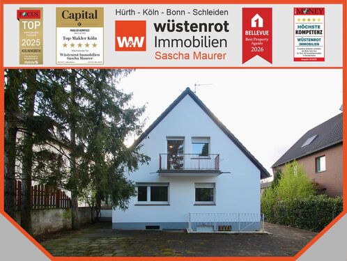 Startbild - Mit 3D-Rundgang: Ein- bis Zweifamilienhaus in Köln mit weiterem Grundstück