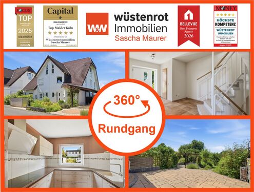 Startbild - Mit 3D: Familienglück mit Garten – moderne u. gepflegte Doppelhaushälfte in ruhiger Bestlage von Bornheim