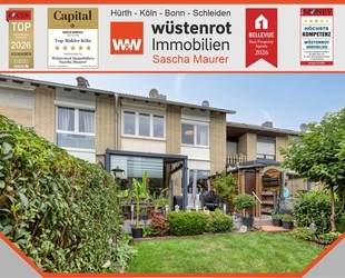 Top gepflegtes Reihenmittelhaus mit gemütlichem Garten, Terrasse und Garage in beliebter Wohnlage - Pulheim / Brauweiler