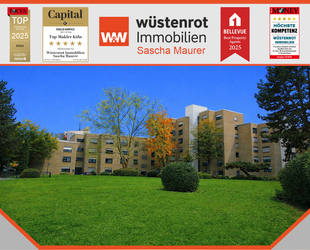 Gut geschnittene, barrierearme und bezugsfreie 4 Zimmer-Wohnung mit Balkon und Tiefgaragenstellplatz - Bonn / Tannenbusch