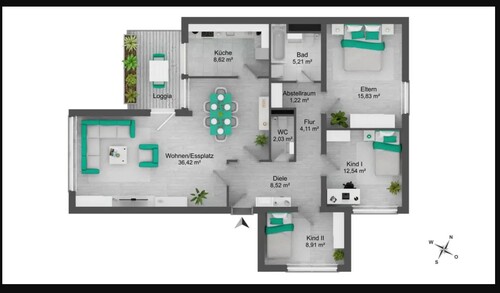 4 Zimmer ETW - 