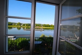 Blick Fenster Balkon - 