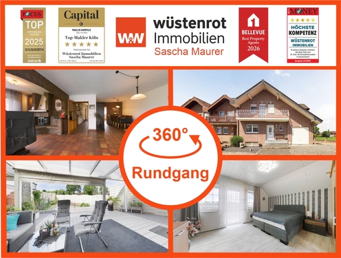 Startbild - 3D: Familienglück in ruhiger Lage - Sehr gepflegtes Einfamilienhaus mit Kamin, Balkon und viel Platz