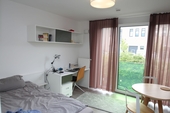 Schlafbereich - 1- Zimmerwohnung mit 21,35 m&sup2; in Aachen zum Kaufen