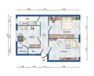 Neu möblierte 2 Zimmer Wohnung mit Einbauküche! - Ramin