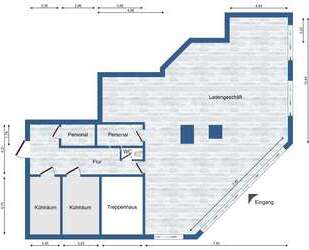 Eisdiele, Blumenladen, Fleischerei, Döner oder....Gewerberäume mit 2 Kühlzellen! 54m² Lager mietfrei - Mügeln