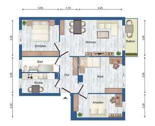 Renovierte 4 Zimmer mit Balkon. Flexibel ab 6 Monate. anmietbar. - Annaburg