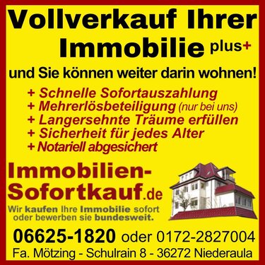 Foto - Vollverkauf Plus...'Wir kaufen Ihre Immobilie sofort!'