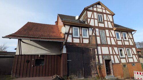 Foto - Hessich Lichtenau-OT, 1-2 Fam.Hs. + Scheune