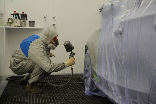 IMG_1537 - Autolackiererei KFZ-Werkstatt Lackieranlage (Gewerbehalle Werkhalle ) in TOP Lage von Dieburg