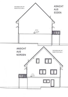 Ansichten Süd und Nord - 