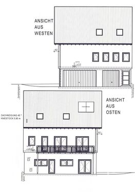 Ansichten West und Ost - 