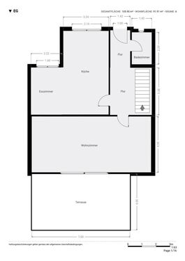 Grundriss EG - Provisionsfrei* Familienparadies 7 Zi. 203 m² Wfl. 599 m² Grundstück Garage