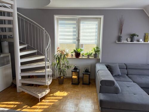 Wohnzimmer - Maisonettenwohnung mit 120,00 m&sup2; in Essen zur Miete