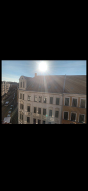 Blick aus Küchenfenster - 1 Zimmer Dachgeschoßwohnung zum Kaufen in Leipzig