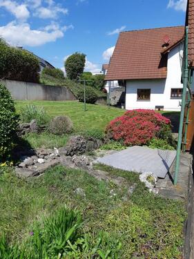 Aussenansicht Süd-West_Gartenterrasse_02 - 3- Zimmerwohnung mit 113,50 m&sup2; in Raubach zur Miete