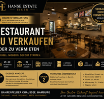 Neuwertiges Restaurant in Top-Lage! Franchise übernehmen oder eigenes Konzept verwirklichen! - Hamburg