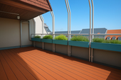 Visualisierung Terrasse - 2 Zimmer Dachgeschoßwohnung zum Kaufen in Mannheim