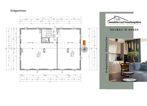 Erdgeschoss Sande jpg - 1- Zimmerwohnung mit 32,00 m&sup2; in Sande zum Kaufen
