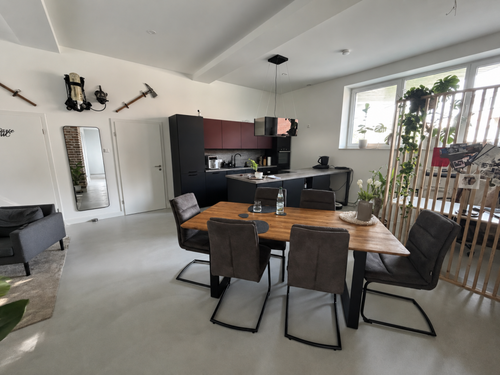 Wohn-Essbereich+Küche - 2 Zimmer Erdgeschoßwohnung zur Miete in Harsewinkel