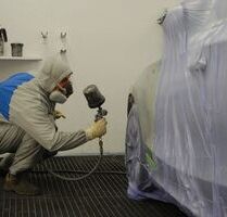 Autolackiererei KFZ-Werkstatt Lackieranlage (Gewerbehalle Werkhalle ) in TOP Lage von Dieburg