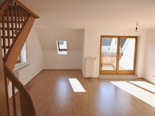 Wohn-Esszimmer_1 - helle, lichtdurchflutete Maisonette in Lechhausen, provisionsfrei, 3. OG ohne Lift