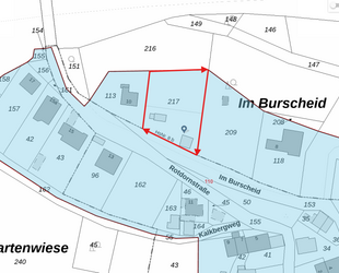 Provisionsfrei* Grundstück mit Fernblick für ihr Haus oder unser bereits geplantes 3 Parteienhaus mit 300qm - Wiehl