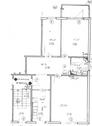 Grundriss - 3 Zimmer 3- Zimmerwohnung zur Miete in Neubrandenburg