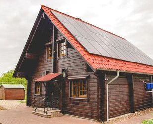 Provisionsfrei* Blockbohlenhaus mit Solaranlage & großem Grundstück - Wohnen im Naturparadies von Rühlow (Sponholz)