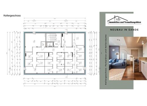 Kellergeschoss Sande jpg - 1 Zimmer 1- Zimmerwohnung in Sande