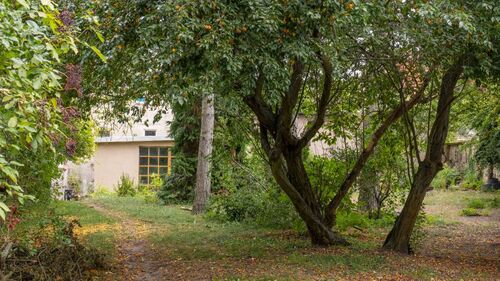 Atelierhaus-Gartenanfang - 
