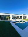 Gartensicht mit Pool - 7 Zimmer Bungalow in Winsen