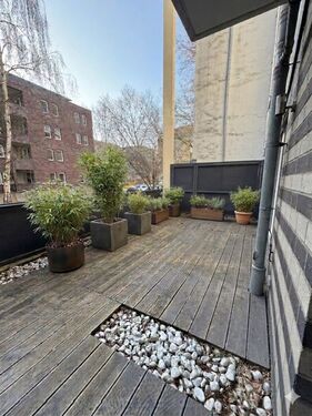 Terrasse - Provisionsfrei* Ruhige 4-Zimmer-Hochparterre-Wohnung mit Südterrasse auf Alt-Stralau
