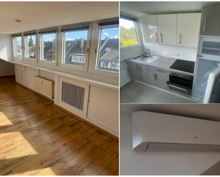 Provisionsfrei* SOFORT FREI! Rhein-nah - 2-Zm Penthouse Oberkassel - renoviert, Klimaanlage Einbauküche 55m² - Düsseldorf