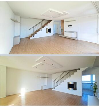 Wohnzimmer - 3.5 Zimmerwohnung mit 96,00 m&sup2; in Freudenstadt zum Kaufen